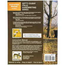 Load image into Gallery viewer, Italic Handwriting Instruction Manual